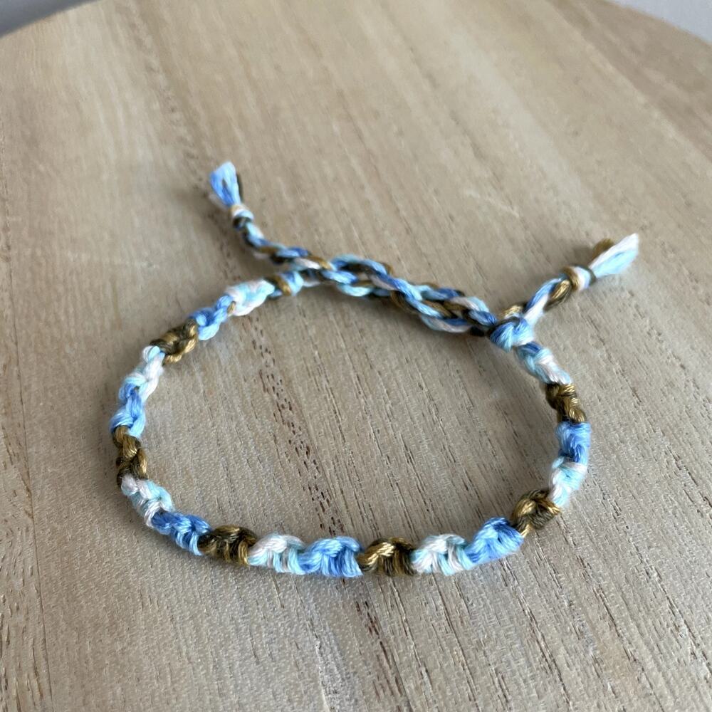 Rebecca Bracelet anklet trendy comfortable tie embroidery thread woven gift